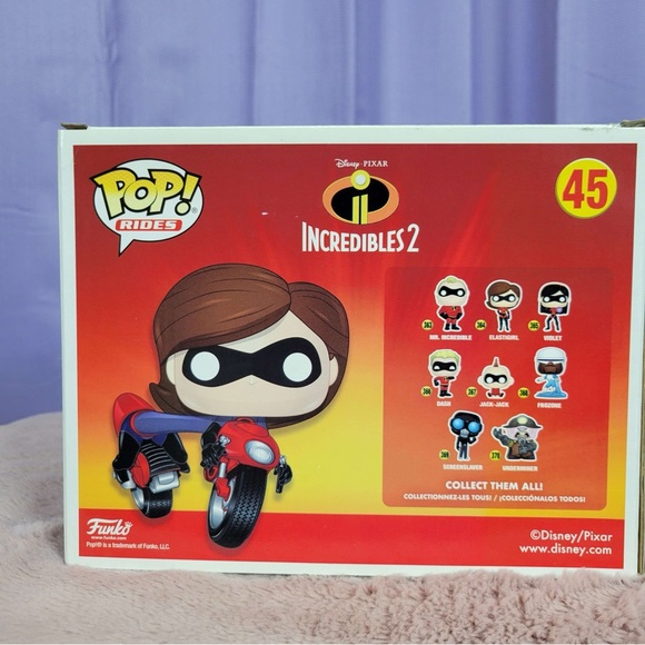 Funko POP! Rides Elastigirl On Elasticycle Figure #45 - Picture 3 of 5